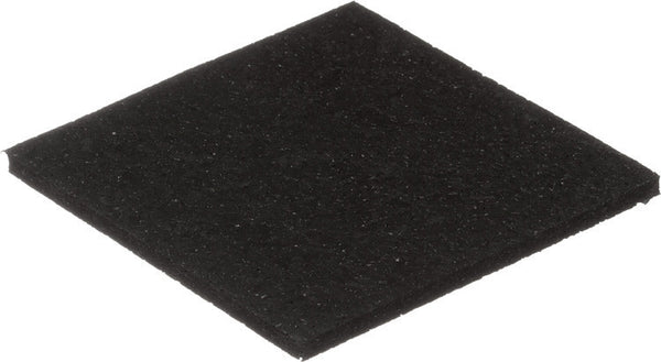 1/2 Inch Rubber Flooring Rolls Black - Weight Room
